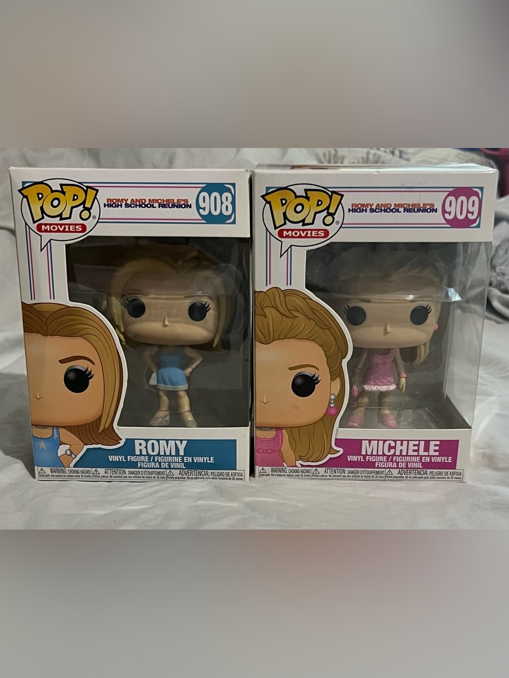 Funko Pop! Romy & Michele Vinyl Figures - Blue & Pink